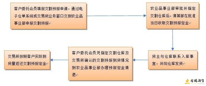 仓库交割预报的流程